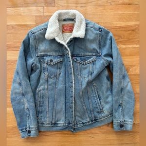 Levi’s Denim Sherpa Jacket